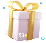 Receba seus bônus de boas-vindas no 53e